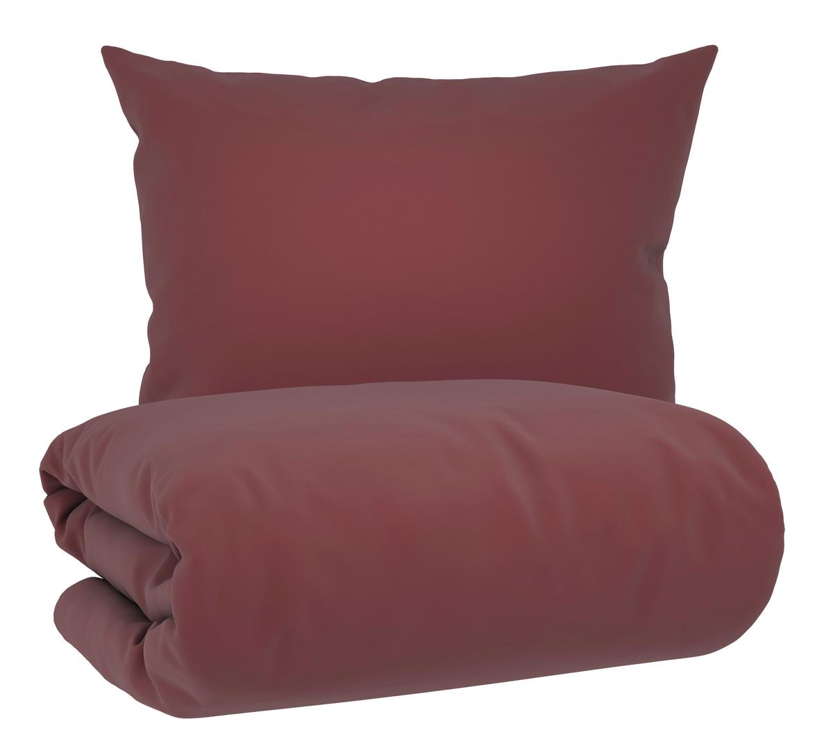 Ágyneműhuzat-garnitúra Elena - vörösesbarna, Modern, textil (140/200cm) - Mömax
