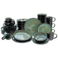 Kombiservice Nordic Fjord Grün, 30-teilig - Grün, Trend, Keramik - Creatable