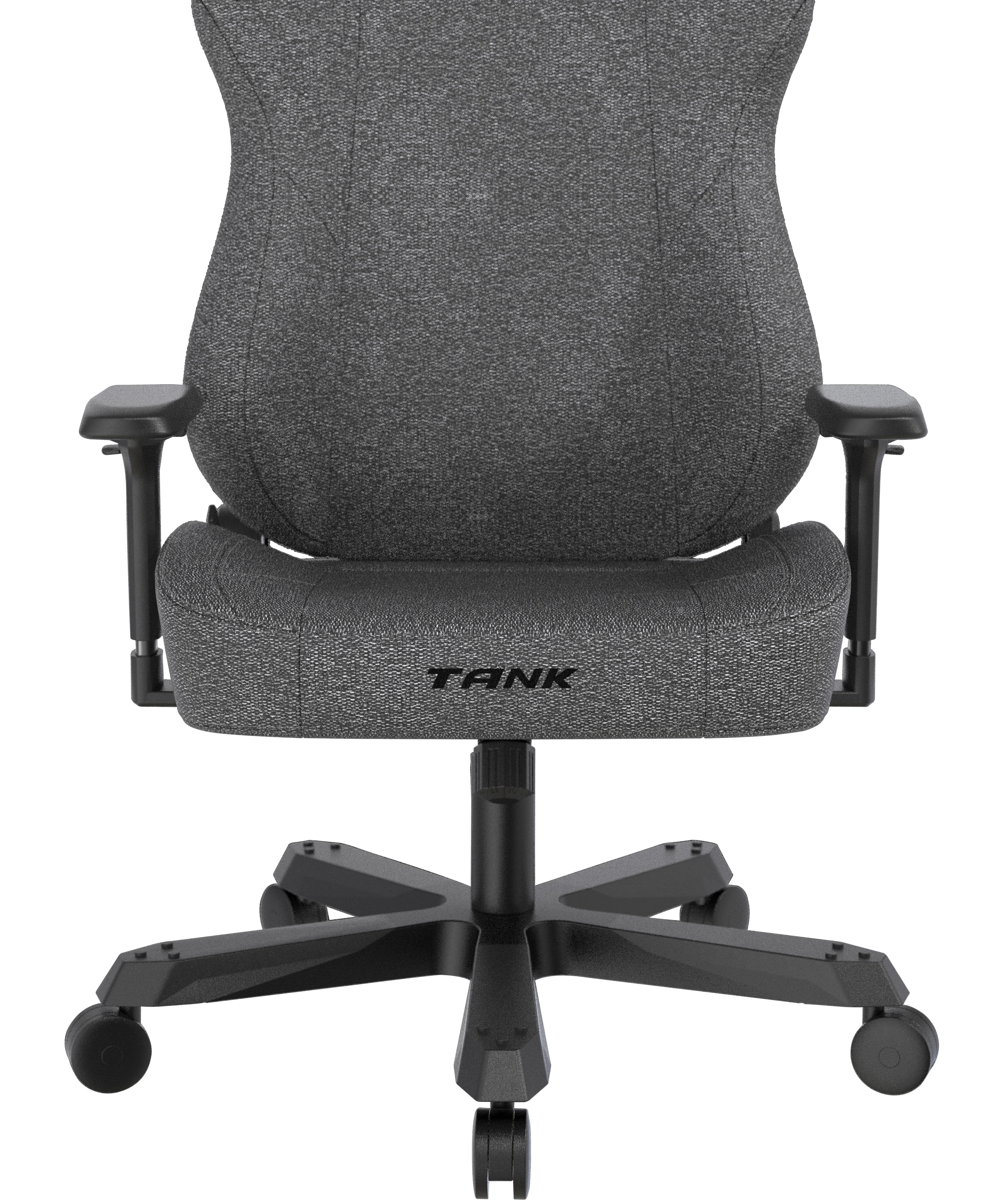GAMINGSTOL TANK XL - svart/antracit, Modern, metall/textil (80/140/80cm) - Dxracer