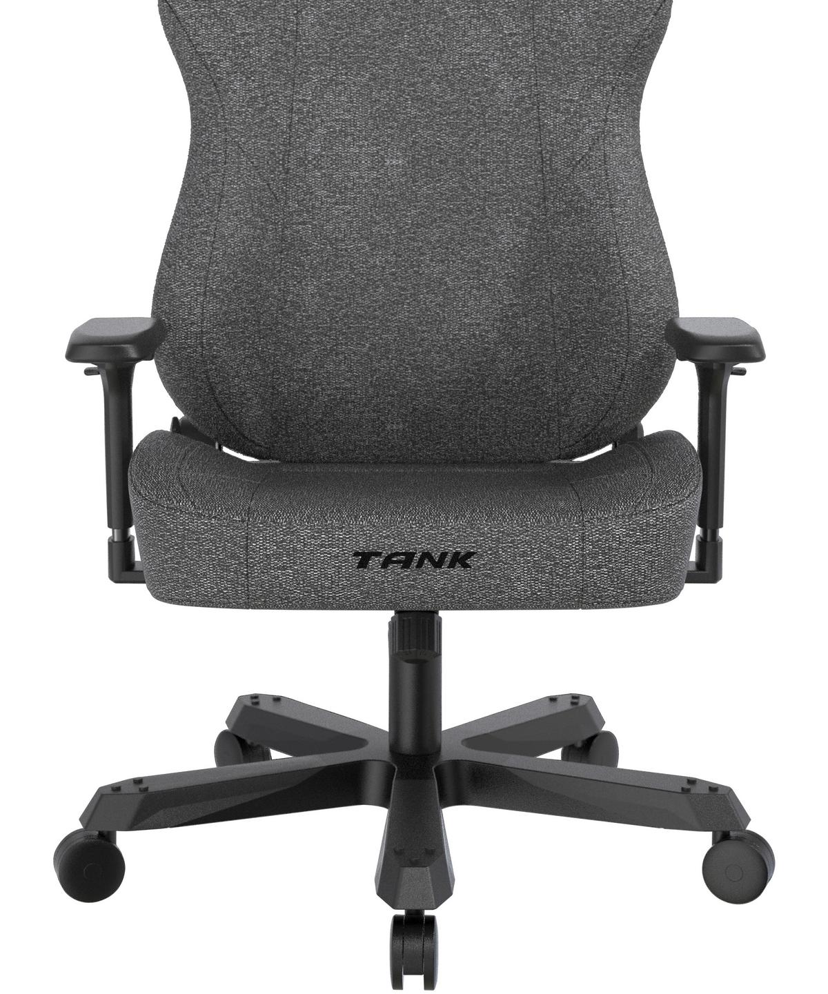 Gamingstuhl Tank Anthrazit/Schwarz - Anthrazit/Schwarz, MODERN, Textil/Metall (80/140/80cm) - Dxracer