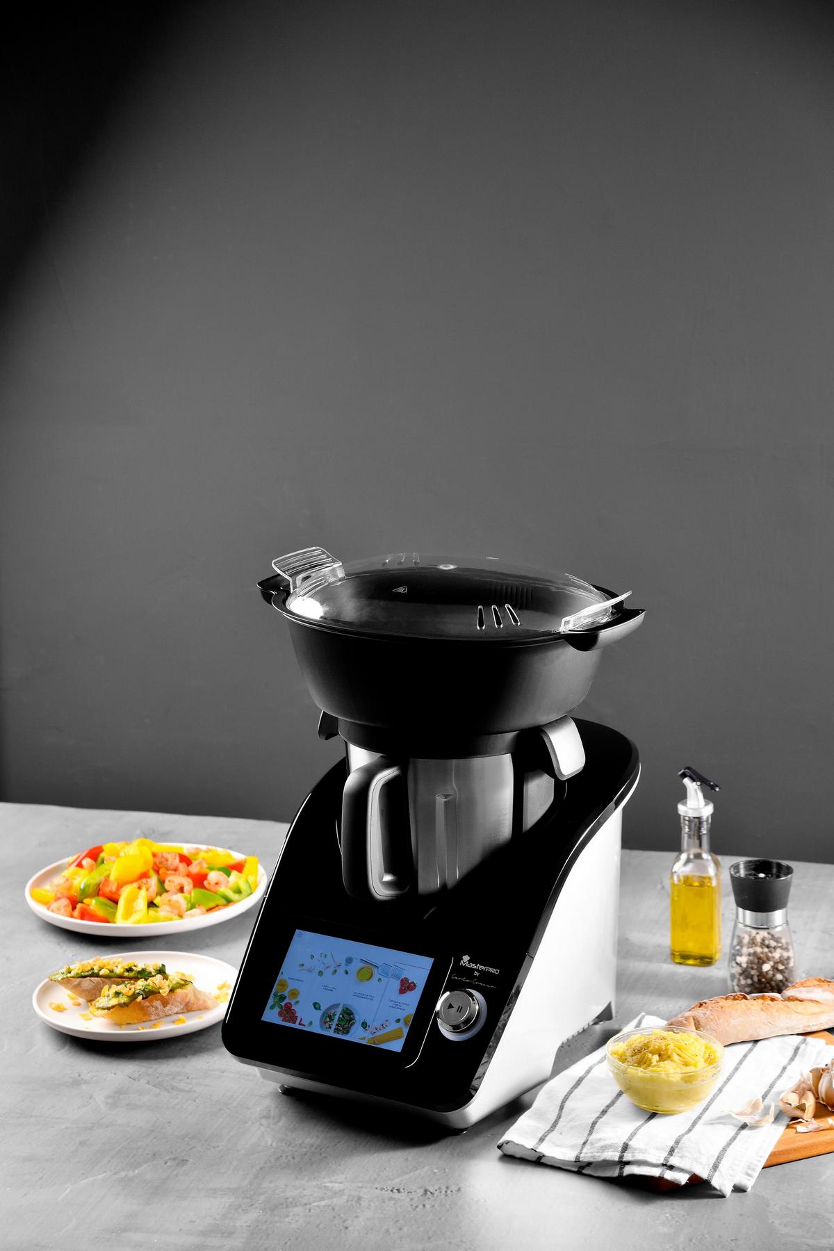 MULTICOOKER BGMP-9305 - kolor srebrny/czarny, Trend, metal (33.8/57/47.7cm)