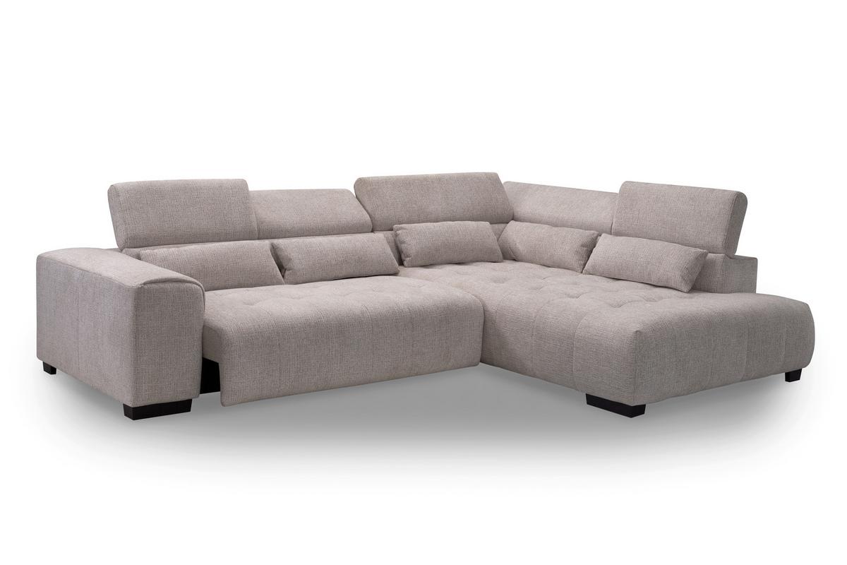 Coltar MATERA - bej/culoare natur, Trend, lemn/textil (311/226cm)
