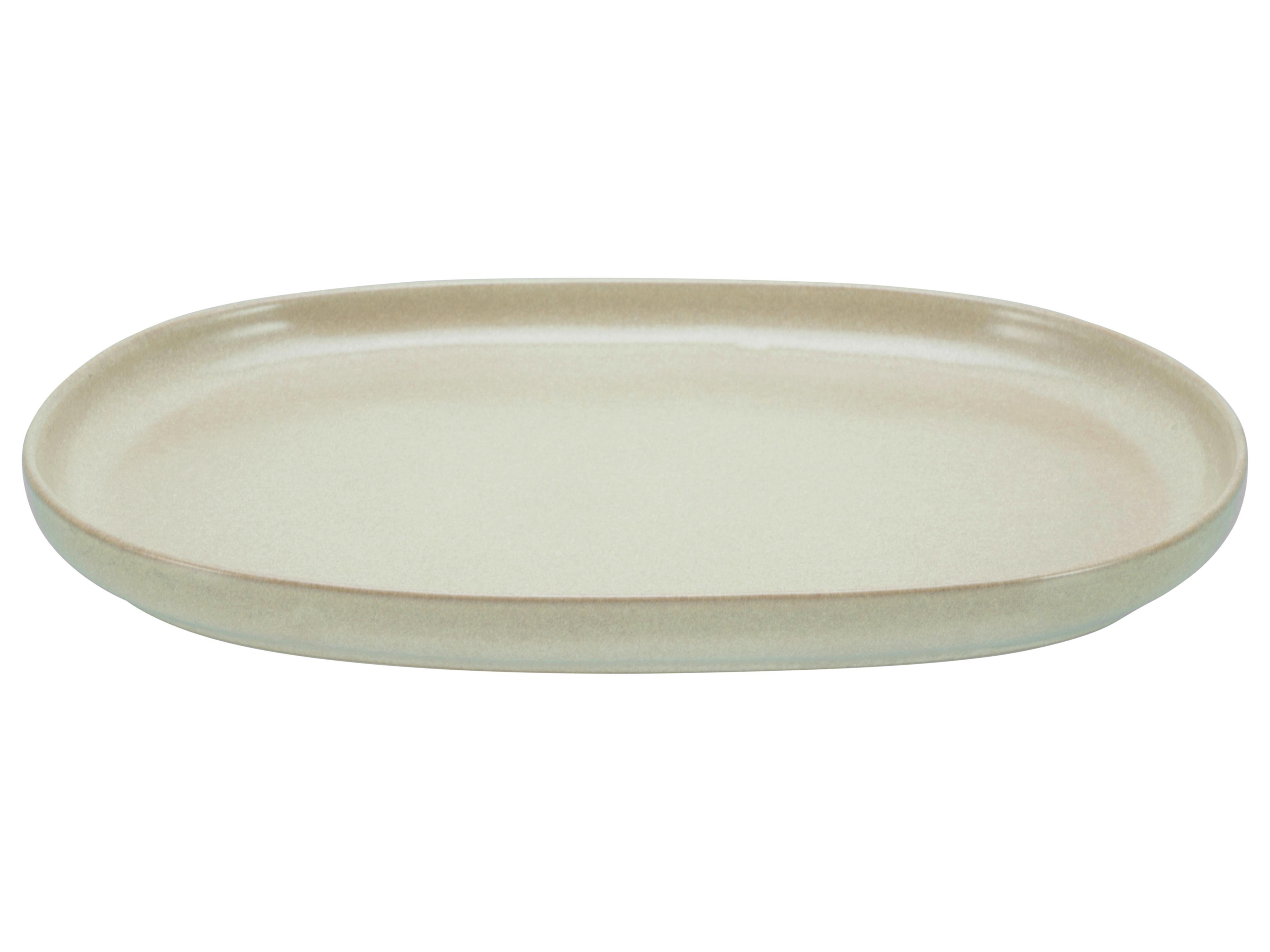 Pladenj Za Serviranje Uno Sand - peščene barve, Basics, keramika (33cm) - Creatable