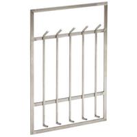 Wandgarderobe ca. 60x100x7,50 cm Silberfarben - Silberfarben, MODERN, Metall (60/100/7,5cm) - MID.YOU