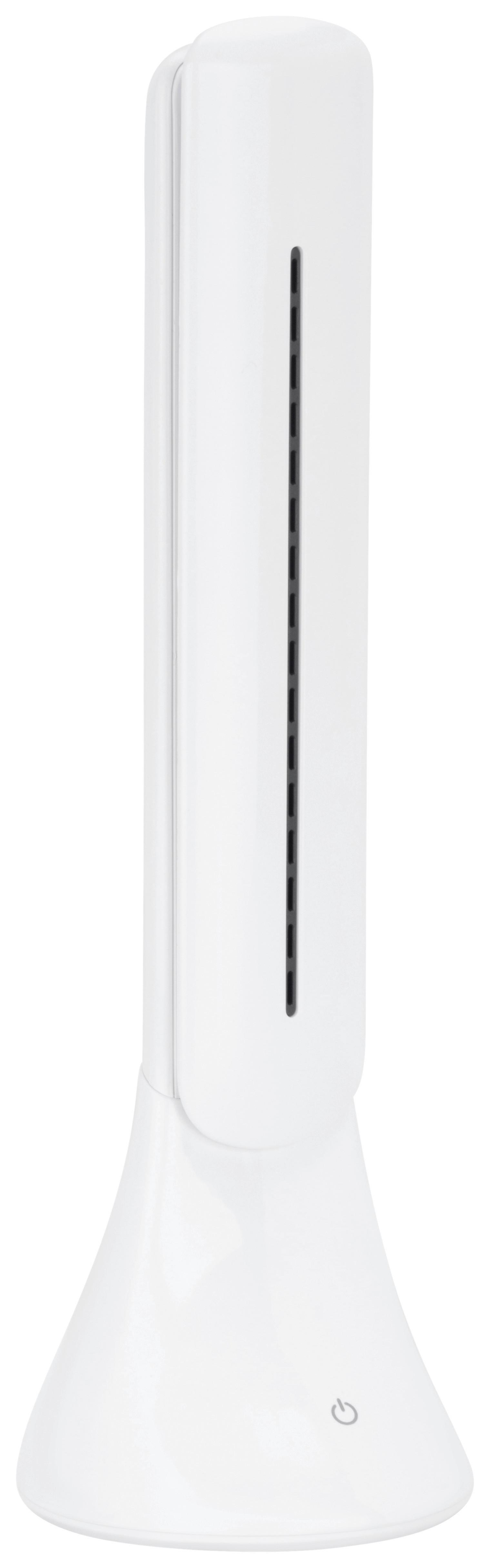 LED-Schreibtischleuchte Uff Weiss max. 3 Watt - Weiss, Modern, Kunststoff (7,8/7,8/24,8cm) - Mömax