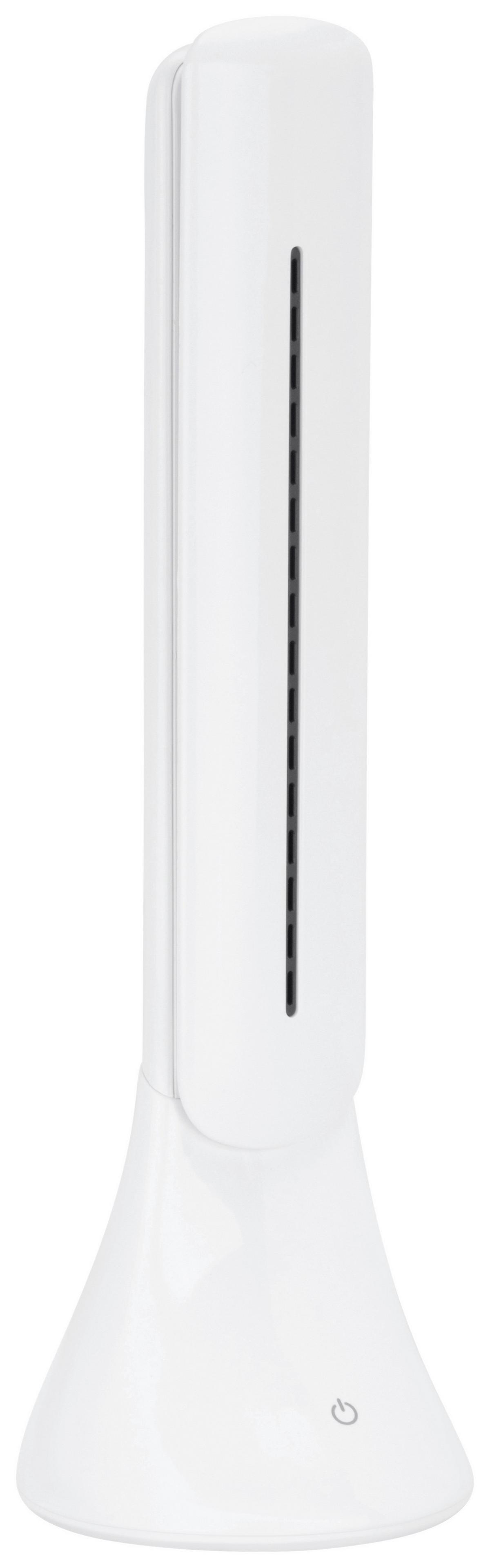 Led Íróasztali Lámpa Uff - fehér, Modern, műanyag (7,8/7,8/24,8cm) - Mömax