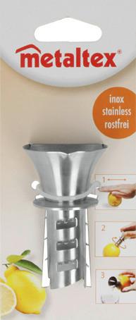Citromfacsaró Citron - fém (4/7/4cm) - Metaltex