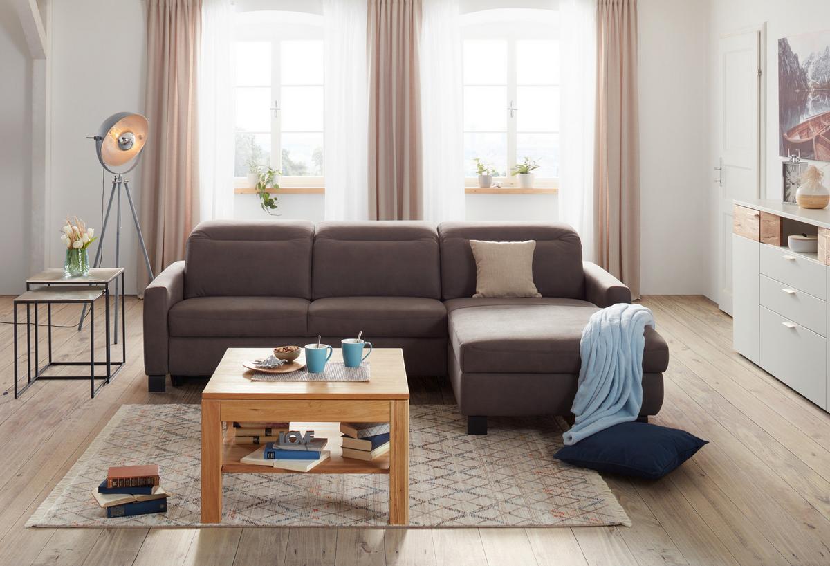 Klubska Mizica V Barvi Hrasta Costa Rica - barve hrasta, Konvencionalno, les (75/75/47cm) - Modern Living