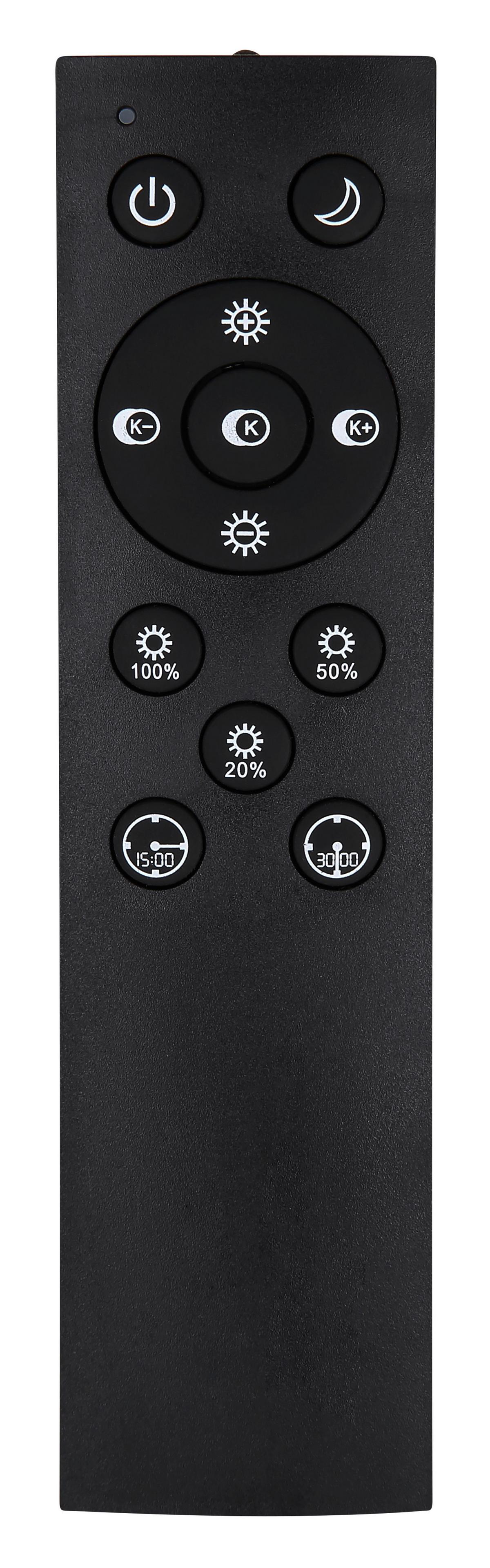 Led Mennyezeti Lámpa 67247-58 - fekete/opál, Design, műanyag/fém (90/40/8cm) - Globo