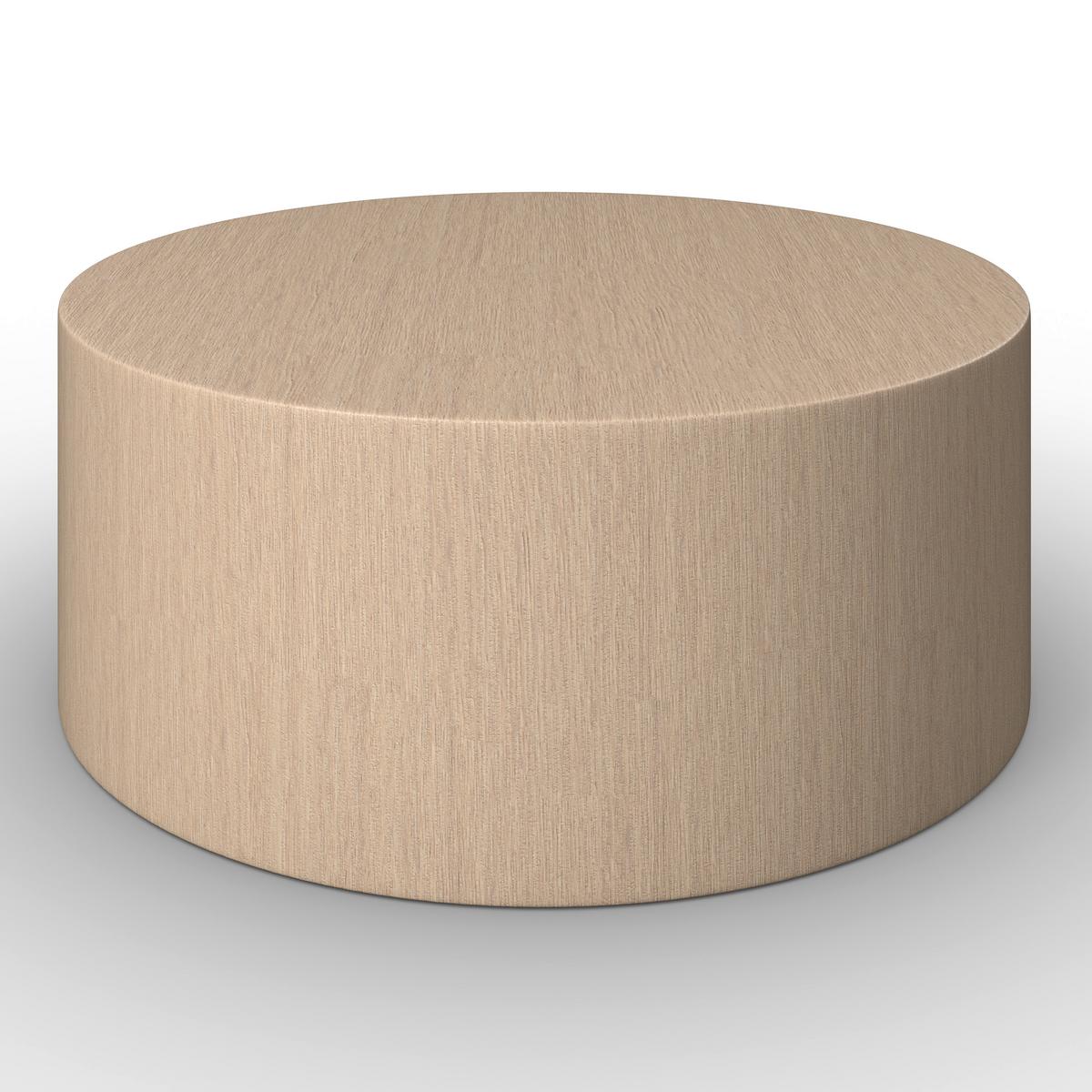 Couchtisch Lucy Eichefarben MDF rund - Eichefarben, MODERN, Holz/Holzwerkstoff (78/31cm) - Bessagi Home