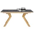 Esstisch in Eichefarben - Schieferfarben/Eichefarben, MODERN, Holz/Kunststoff (160/76/90cm) - Premium Living Esstisch in Eichefarben - Schieferfarben/Eichefarben, MODERN, Holz/Kunststoff (160/76/90cm) - Premium Living