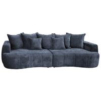 Mega Sofa Berg - tamno plava/crna, Trend, tekstil/plastika (292/71-99/127cm) - Modern Living