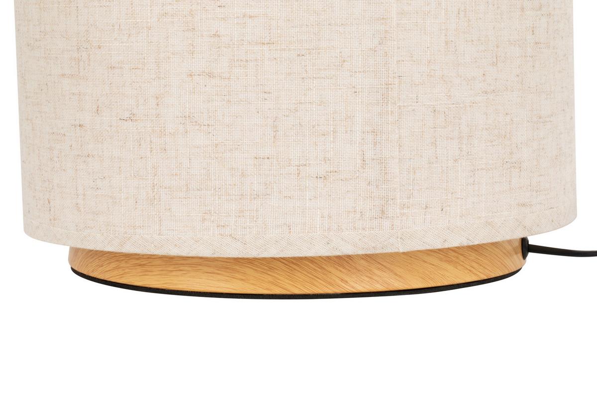 LAMPA STOJĄCA KUSUMA - beżowy, Design, tworzywo sztuczne/metal (30/83cm) - Collet's Monde