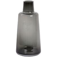 Vase Jana in Grau - Grau, MODERN, Glas (19/40cm) - Vase the World