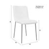 STOL AMY - beige/svart, Modern, metall/trä (45/85/55cm) - Bessagi Home