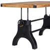 MATBORD INDUSTRIAL - svart/naturfärgad, Lifestyle, metall/trä (200/90/76cm) - Premium Living