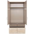 Omara Za Oblačila Aalen-extra - aluminij/siva, Konvencionalno, umetna masa/leseni material (91/197/54cm) - Mömax modern living Omara Za Oblačila Aalen-extra - aluminij/siva, Konvencionalno, umetna masa/leseni material (91/197/54cm) - Mömax modern living