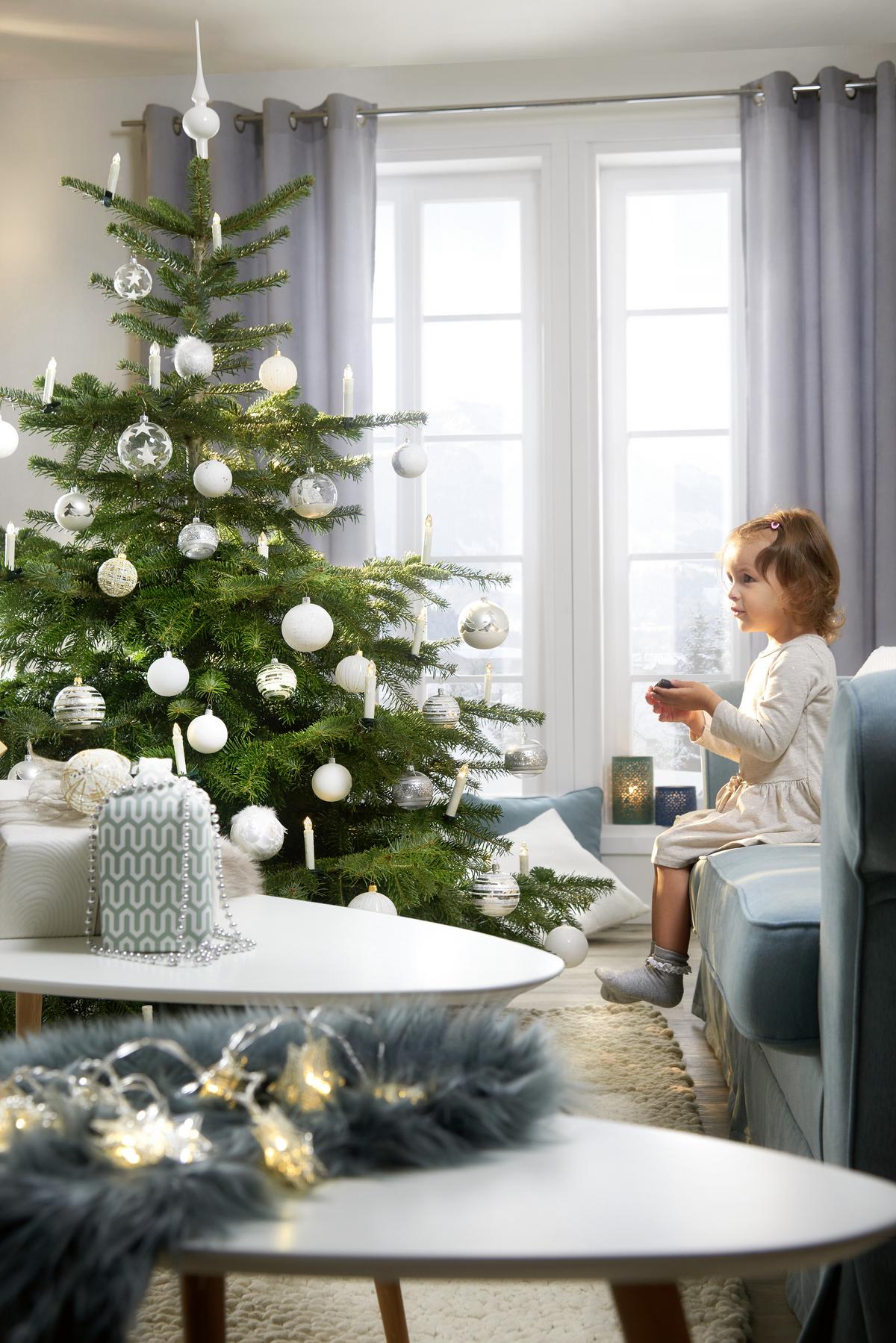 ZESTAW ŚWIEC LED 39700003SW - biały/przezroczysty, Konventionell, tworzywo sztuczne/metal (10,5l) - X-Mas