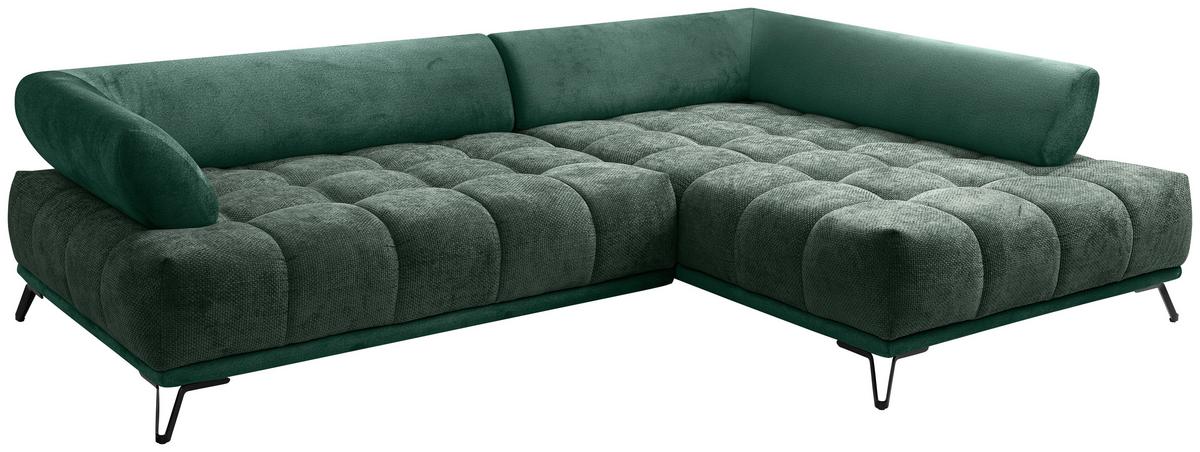 Coltar LARGO N - verde închis, Modern, textil (262/184cm) - Modern Living