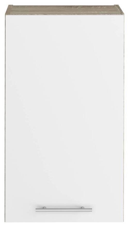 Konyhai Faliszekrény Corina - Sonoma tölgy/fehér, fa/fém (40/72,4/34,6cm)