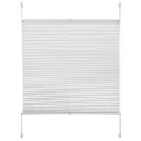 Plissee Solid Crash Weiß ca. 60x220cm - Weiß, Basics, Textil (60/220cm)