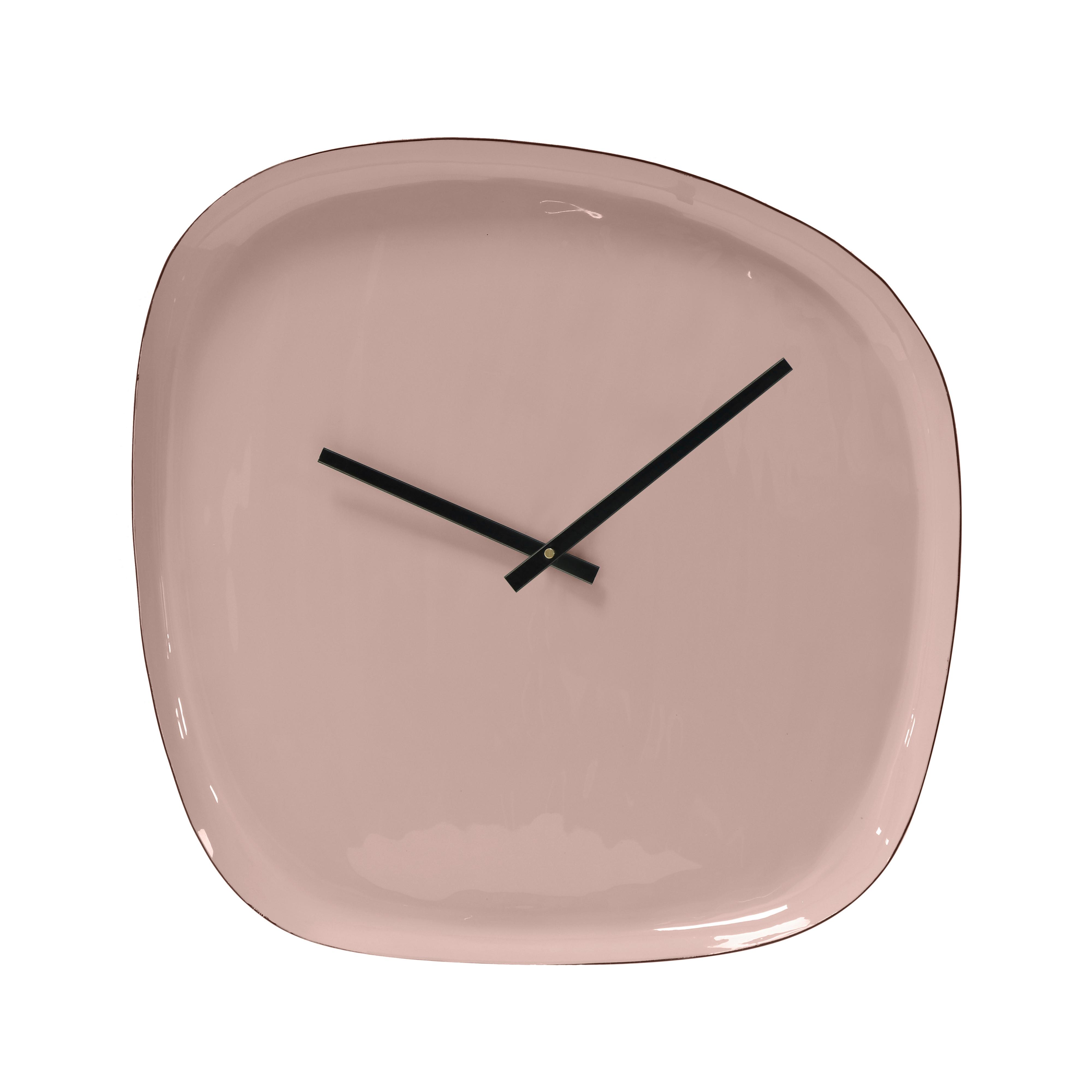 Wanduhr Tomo Rosa Ø ca. 42cm - Rosa, Basics, Metall (42/42/4cm)