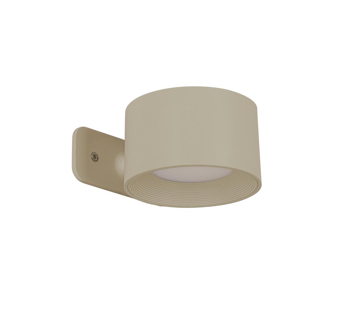 KINKIET AKUMULATOROWY SPOT - kolor piaskowy, Basics, tworzywo sztuczne/metal (9,2/8/4,5cm) - Novel