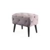 HOCKER A7QQP - Schwarz/Grau, Basics, Holzwerkstoff/Textil (40/48/60cm) - Kayoom