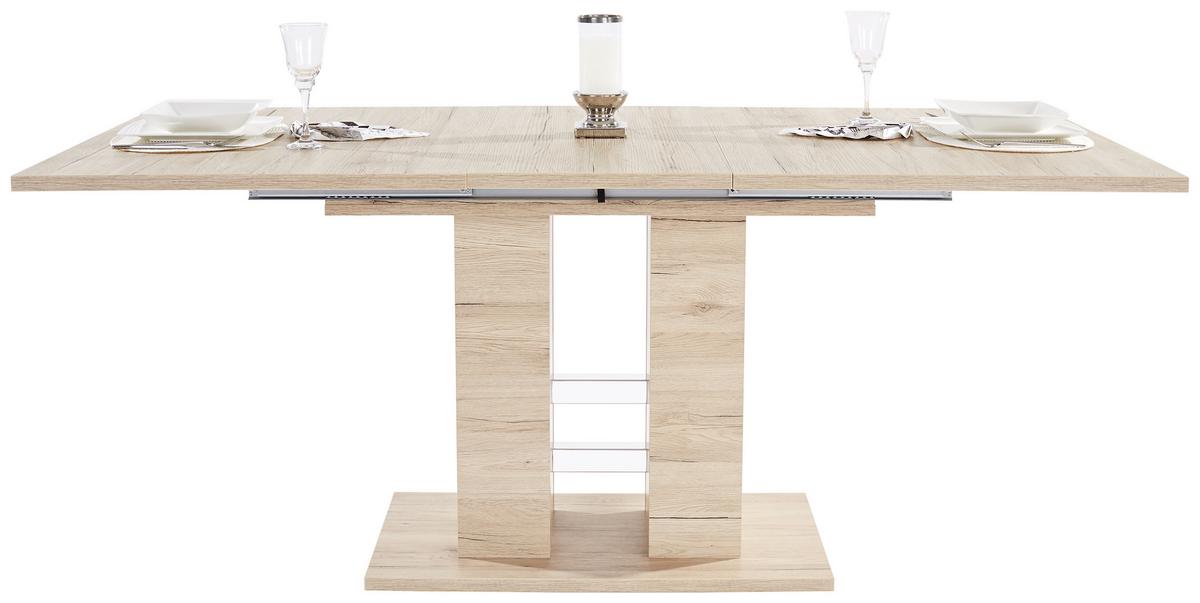 Raztegljiva Miza Helena, Barva Hrasta, 140-220 X 90 Cm - barve hrasta, Konvencionalno, leseni material (140-220/76/90cm) - Mömax