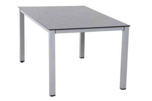 GARTENTISCH K95710 - Anthrazit/Silberfarben, KONVENTIONELL, Holzwerkstoff/Kunststoff (160/90/72cm) - Siena Garden