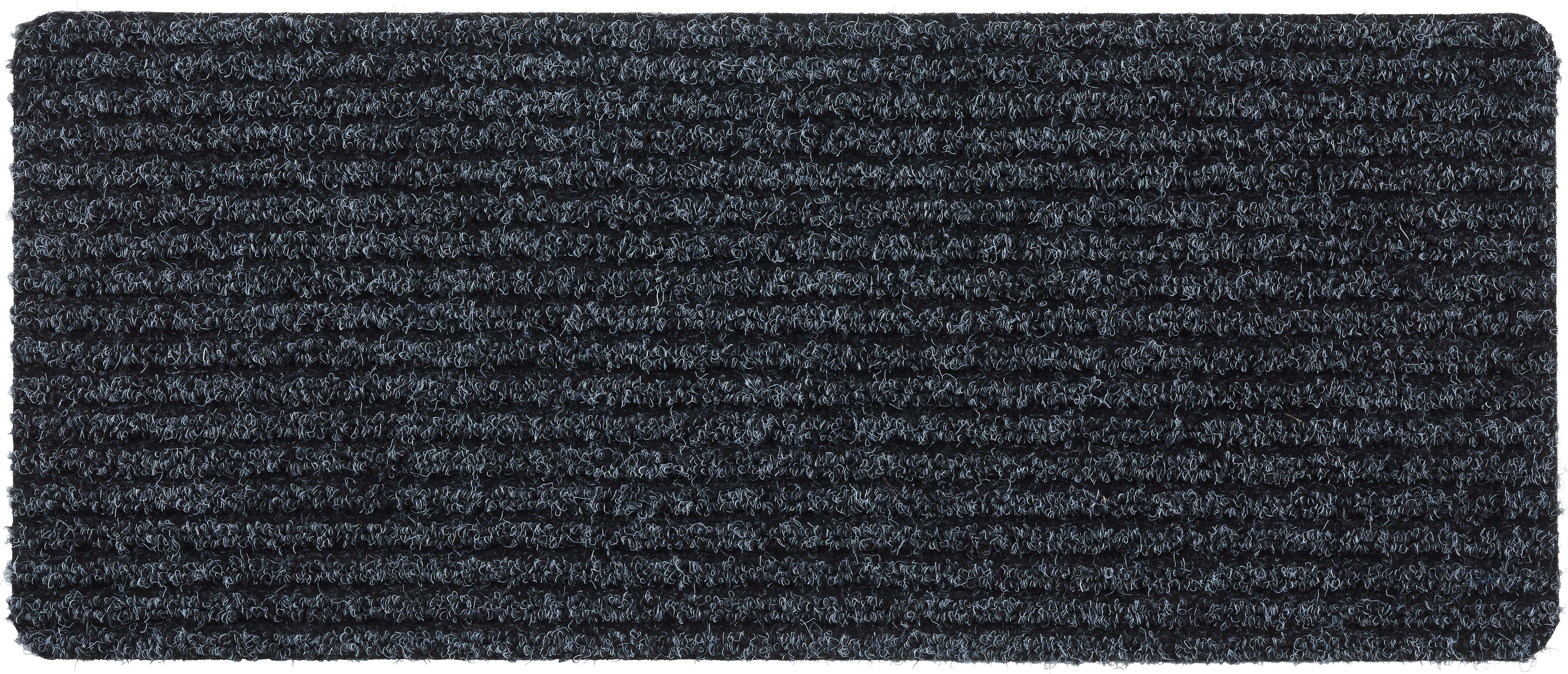 Fußmatte Mona in Anthrazit ca. 25x60cm - Anthrazit, KONVENTIONELL, Kunststoff (25/60cm) - Based