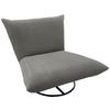 Relaxsessel Cremona Silberfarben - Silberfarben/Schwarz, Design, Textil/Metall (100/78/96cm) - Livetastic