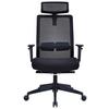 CHAISE PIVOTANTE RICARDA - noir, MODERN, métal/matière synthétique (65/119-129/66cm) - Mömax