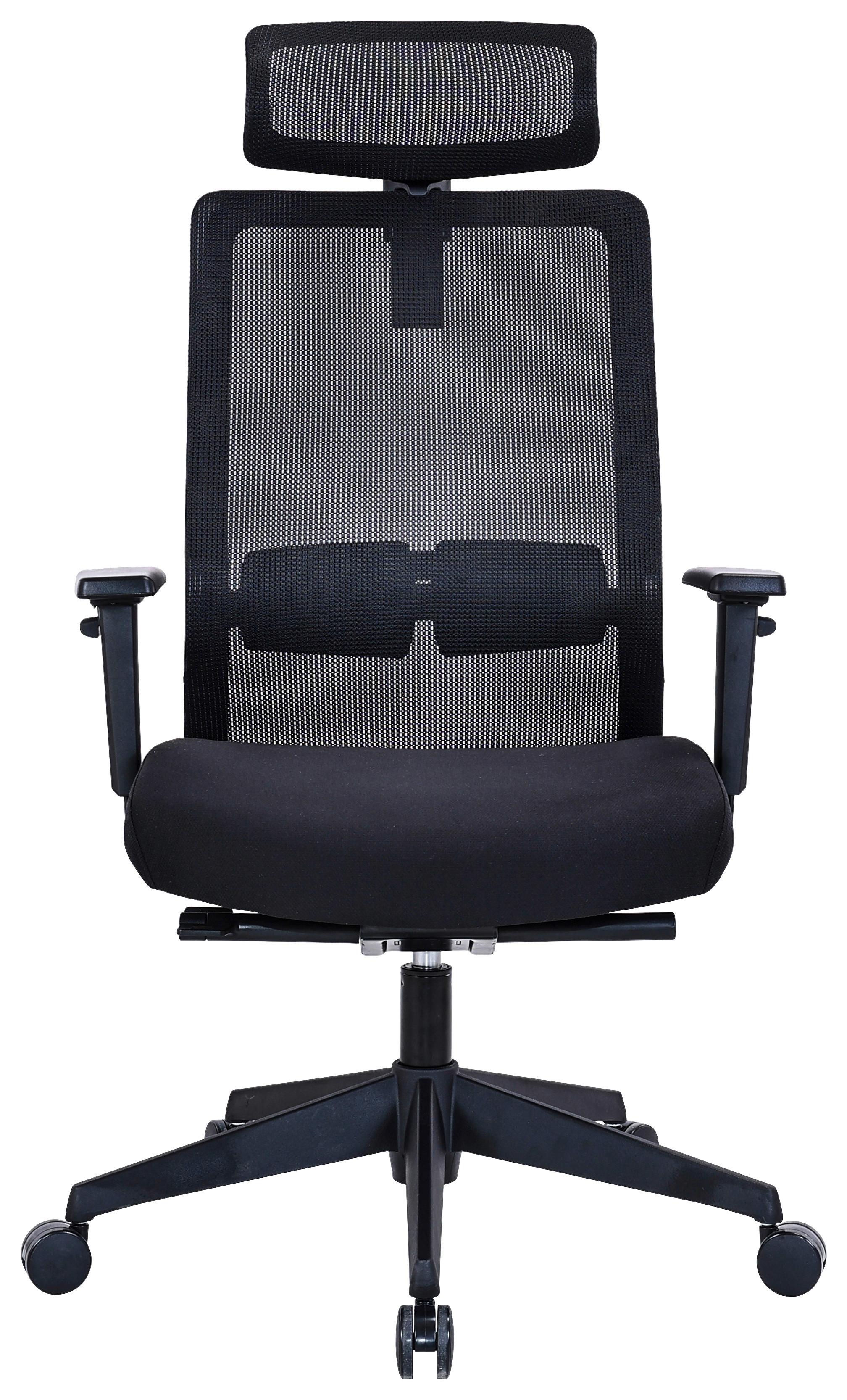 SNURRSTOL RICARDA - svart, Modern, metall/textil (65/119-129/66cm) - Mömax