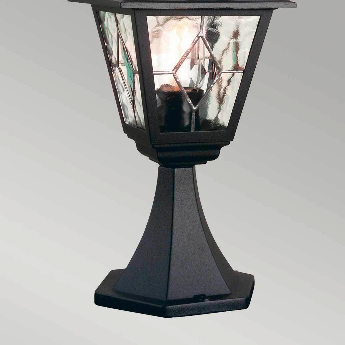 Útjelző Lámpa Nr3-Blk - fekete, Konventionell, üveg/fém (44/18,4/18,4cm) - Elstead Lighting