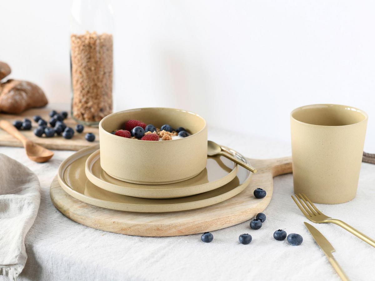 Kombinirani Servis Futuro Sand, 8-Delni - peščene barve, Trend, keramika - Creatable