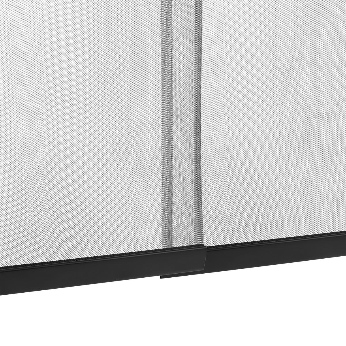 Insektenschutzvorhang Lamellen Anthrazit ca. 100x220cm - Anthrazit, Textil (100/220cm) - Mömax