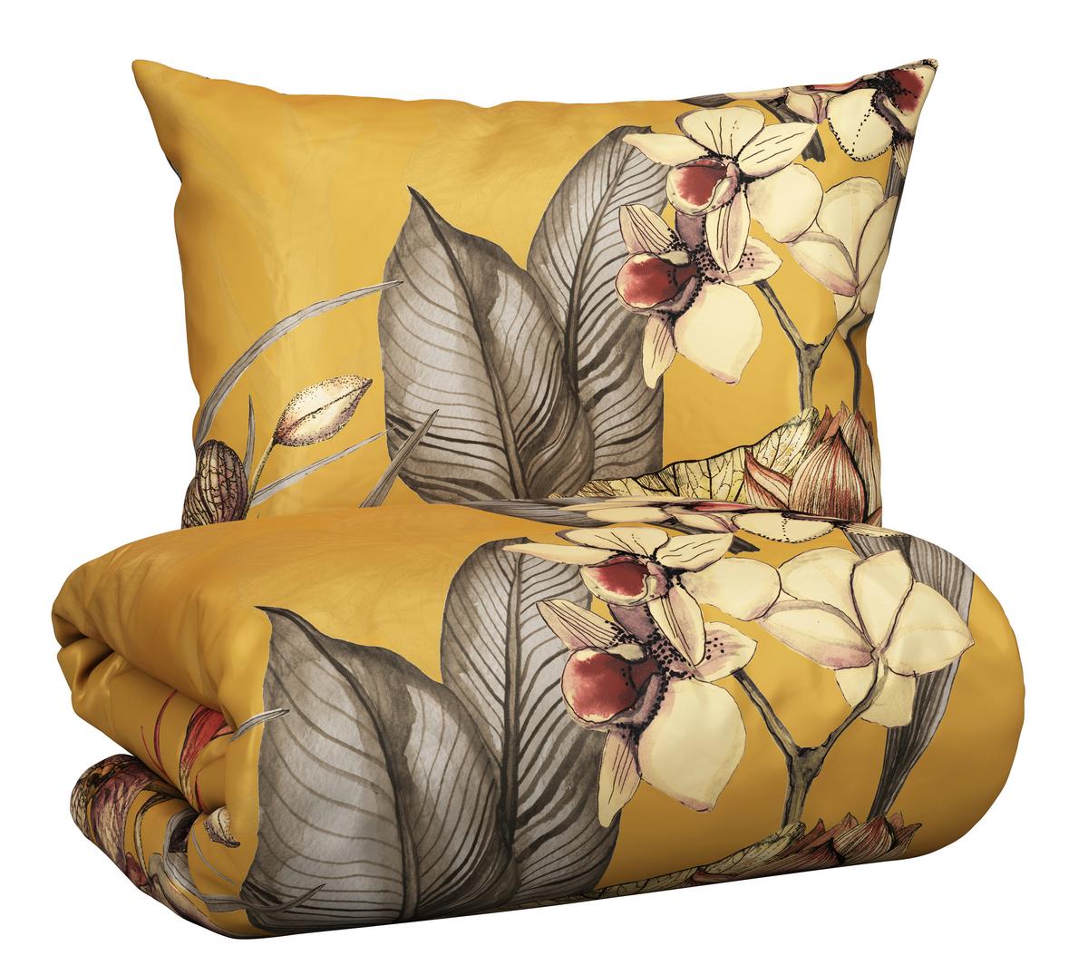 Ágyneműhuzat-garnitúra Cartaxo - sárga, Lifestyle, textil (140/200cm) - Modern Living