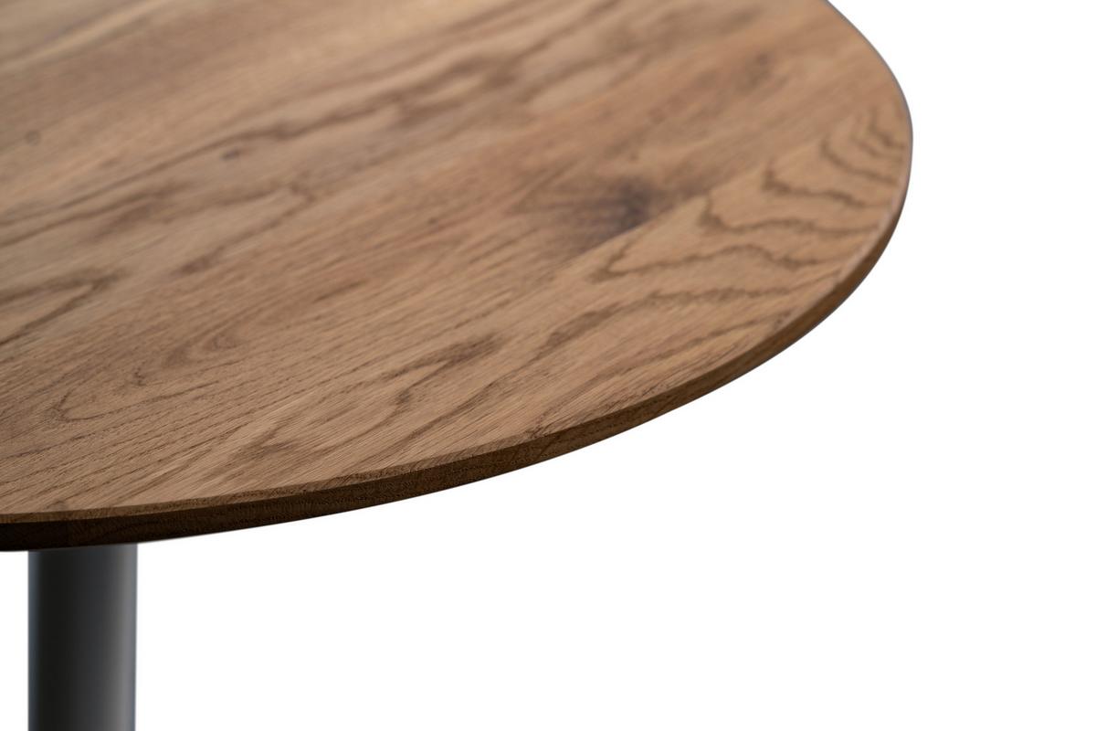 STOLIK BOCZNY LEA - dąb dziki, Design, metal/drewno (50/50/49cm) - Xora