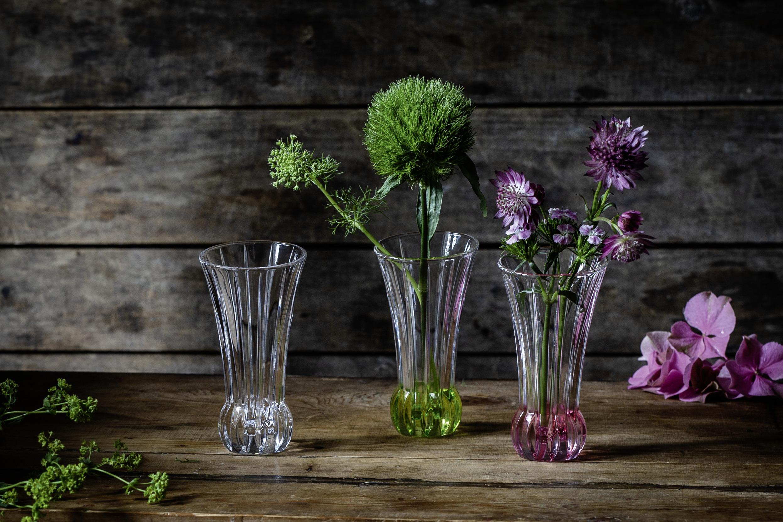 Vase Spring, 3 Stück - Klar, MODERN, Glas (7,2/13,6/7,2cm) - Nachtmann