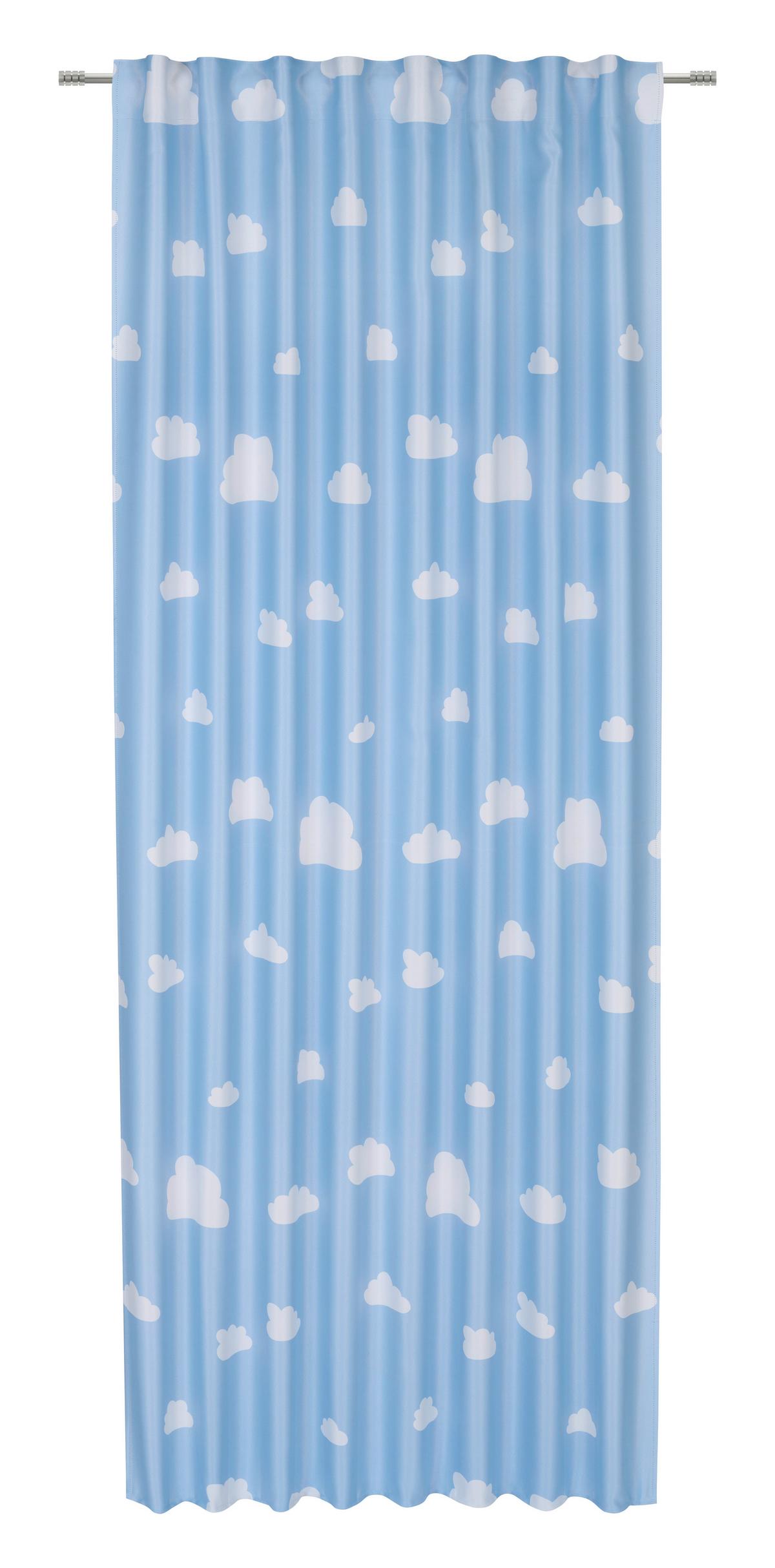 Sötétítőfüggöny Oscar 135/245 - kék, Konventionell, textil (135/245cm) - Mömax