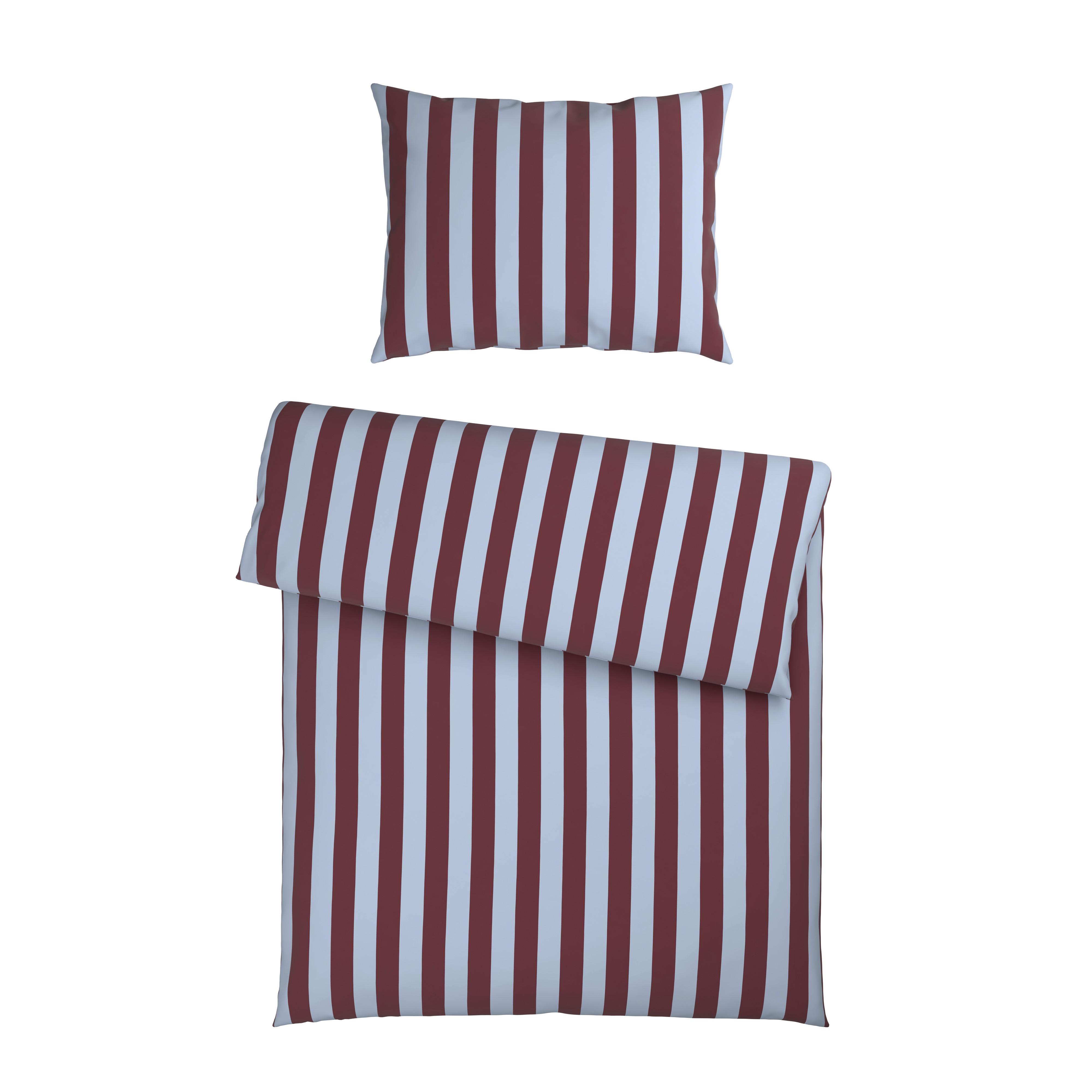 Ágyneműhuzat-garnitúra Bold Streif - mályva/kék, Modern, textil (140/200cm) - Mömax