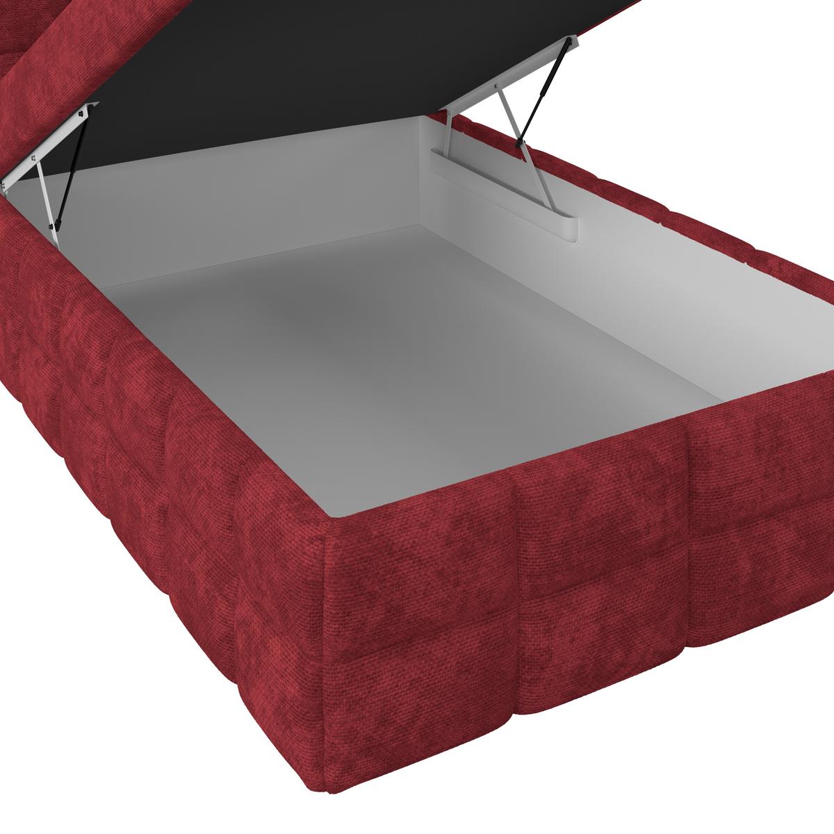 PAT BOX VEGA - alb/verde, Trend, lemn/textil (120/200cm) - Modern Living