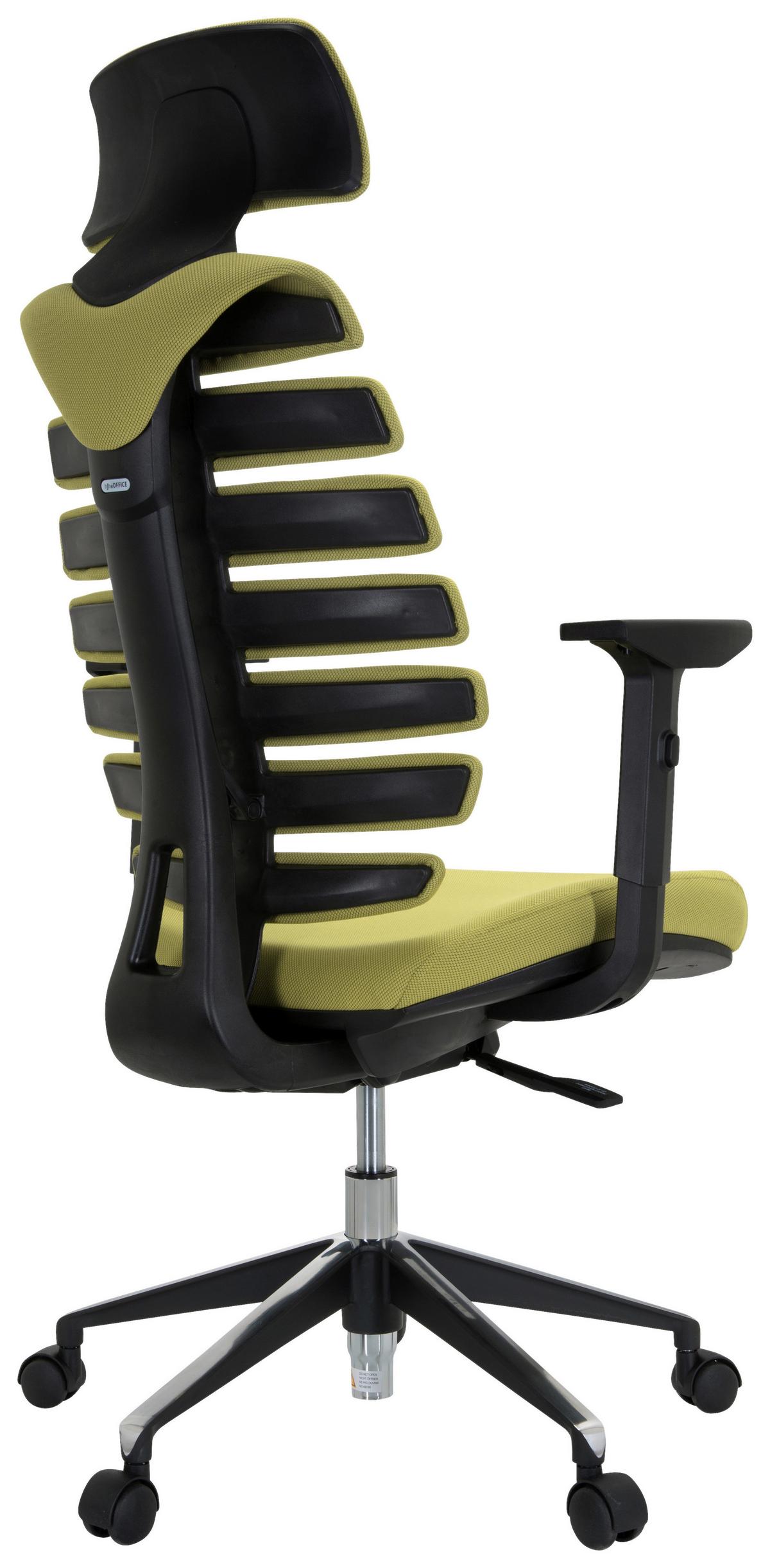 Pisarniški Stol Ergo Line Ii Pro, Zelena - črna/zelena, Moderno, kovina/umetna masa (65/131/53cm) - MID.YOU