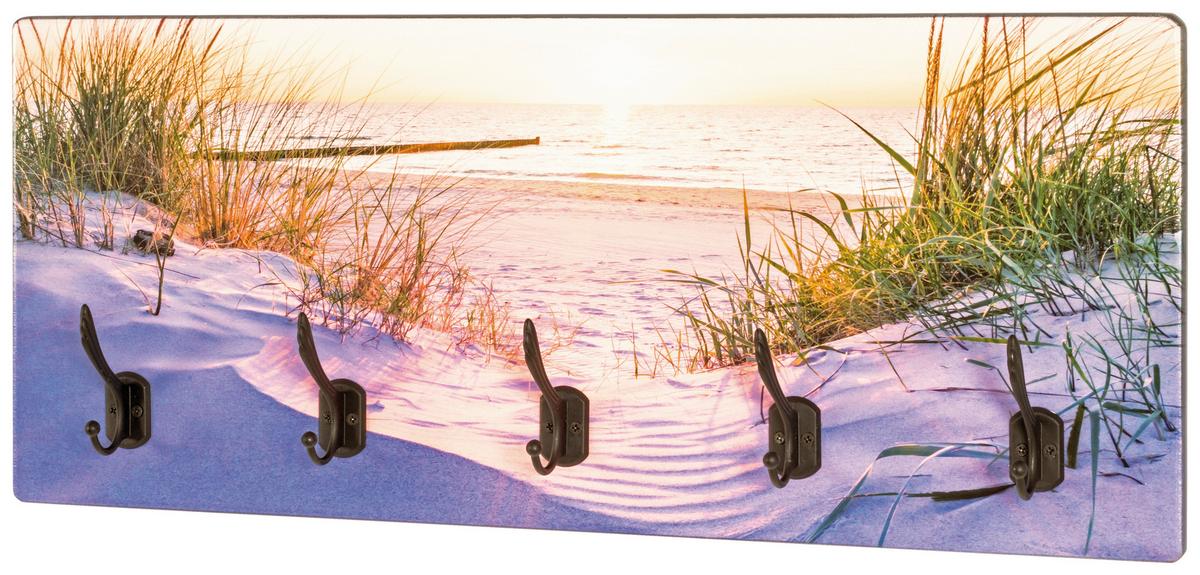 Cuier pentru perete Sunset - multicolor, Modern, material pe bază de lemn (70/30/7cm)