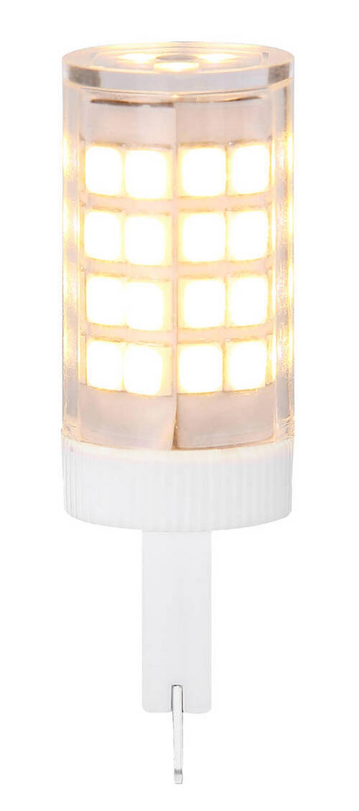 Stoječa Led-svetilka Tuberius, S Sijalko - črna/prozorno, Design, kovina/umetna masa (33/122cm) - Globo