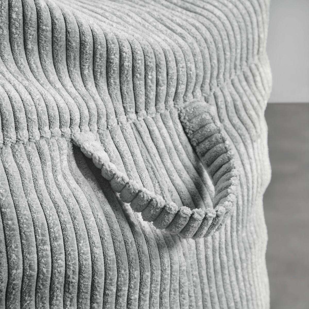 Sitzsack Cortona Cord in Grau - Grau, MODERN, Textil (85/100/85cm) - Mömax