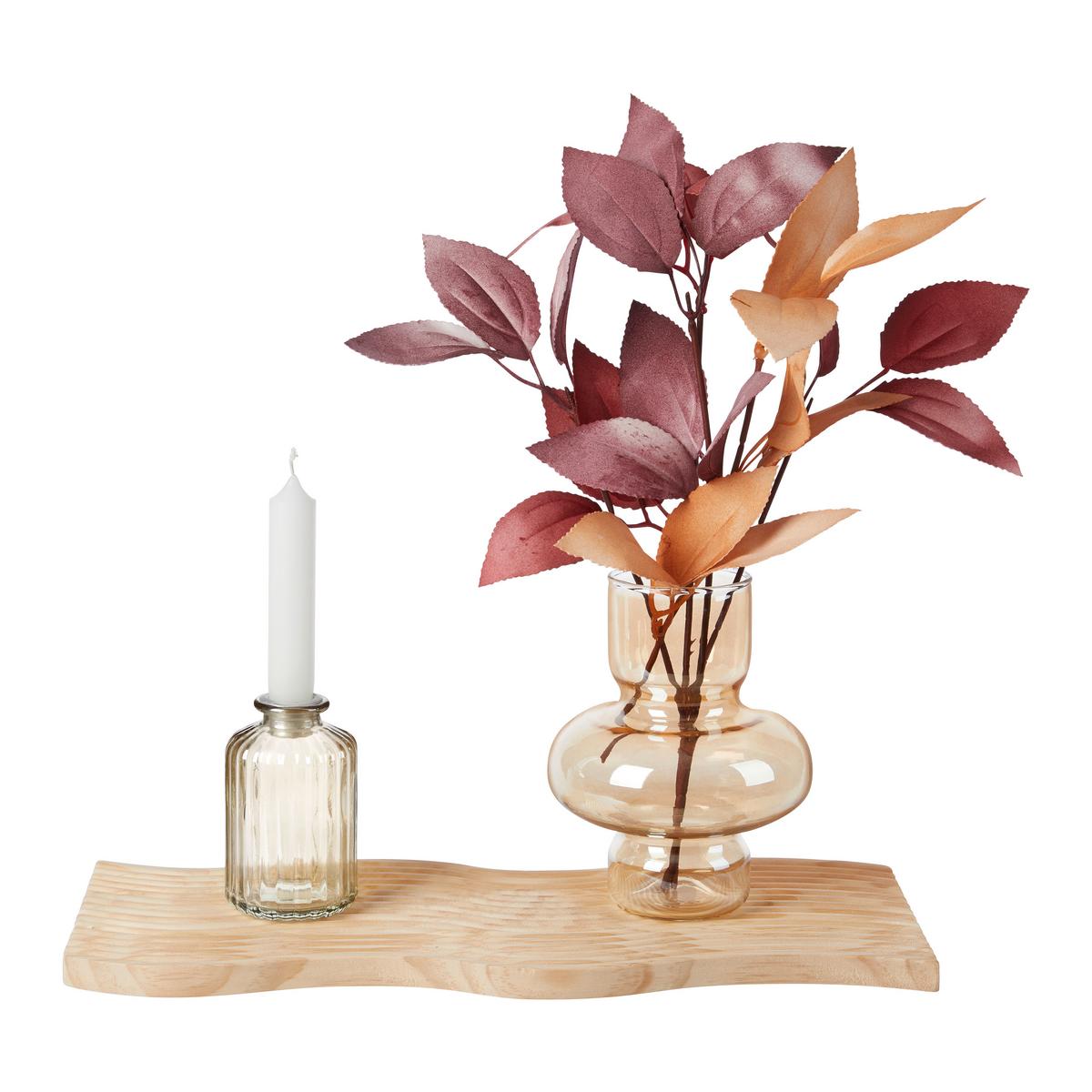 Kerzenhalter Bloom I Goldfarben - Goldfarben, Konventionell, Glas (6,3/9,7cm) - Modern Living