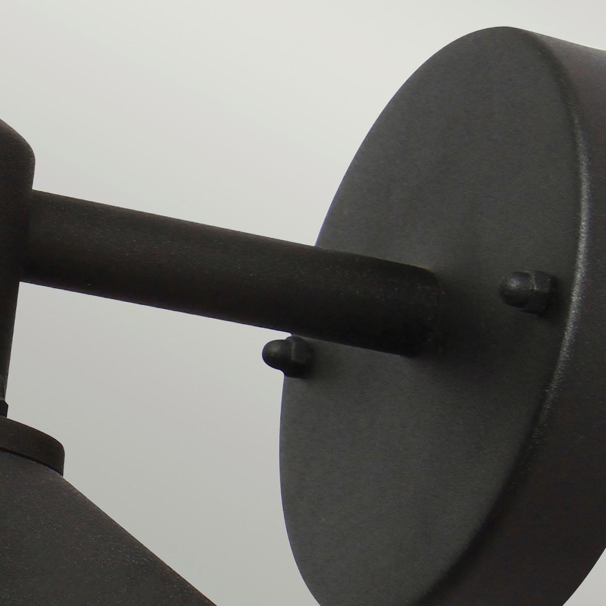Kültéri Falilámpa Copenhagen-Bk - fekete, Konventionell, üveg/fém (22/23,6cm) - Elstead Lighting