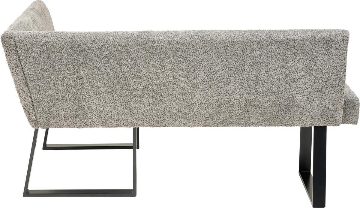 ŁAWKA NAROŻNA TERRI - czarny/szary, Konventionell, metal/tkanina (160/130cm) - MID.YOU